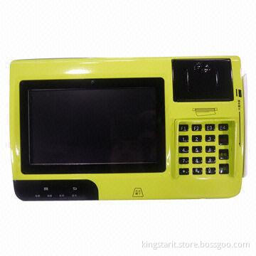 Fingerprint Terminal with 3G, Wi-Fi, USB, Scanner, NFC, 800 x 480 Pixels Resolution